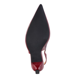 Decolletè in simil pelle verniciati