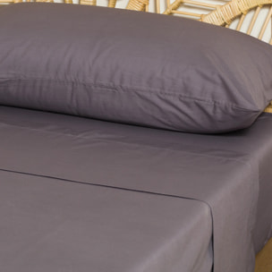 Set di lenzuola in cotone percalle lisce