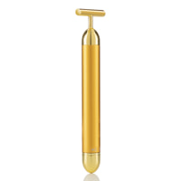 Massaggiatore Ringiovanente Facciale Ad Alta Frequenza T - Vibe - Dorato - 3,3x14x1,5 cm