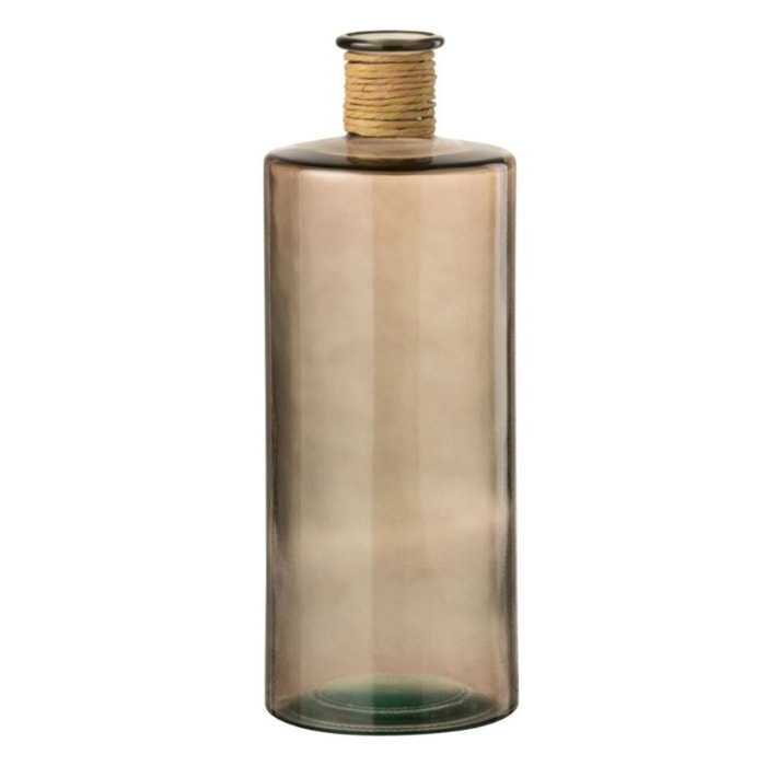 J-Line vase Safari - verre - marron clair - small - 40.5 cm de hauteur