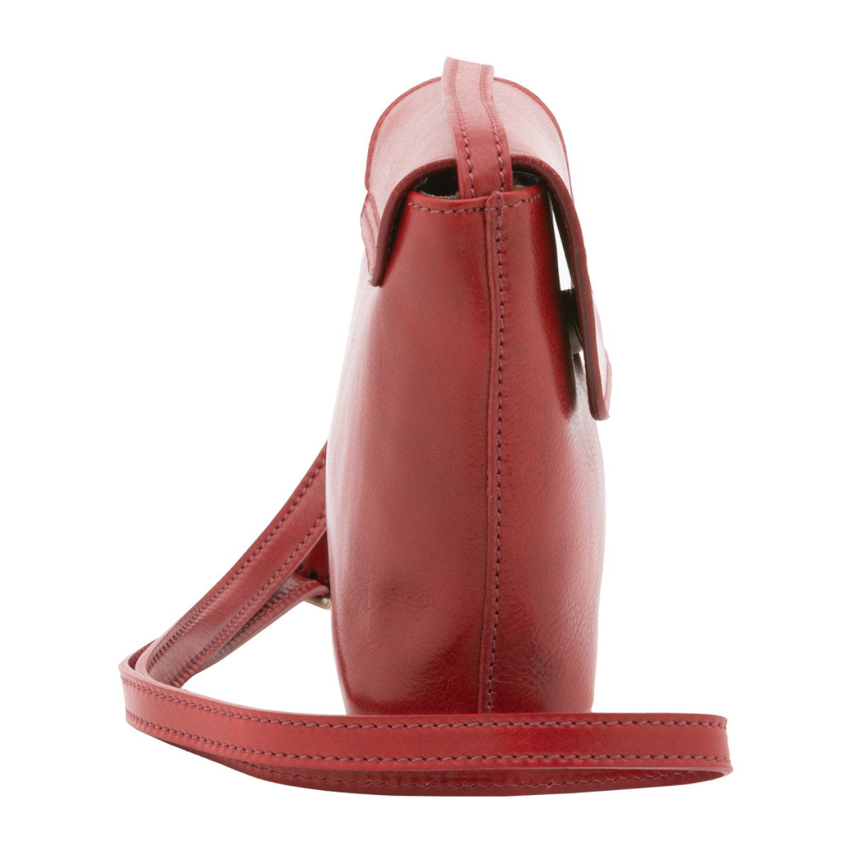 Borsa a tracolla  da uomo In Vera pelle Made in Italy 16x17,5x7 cm