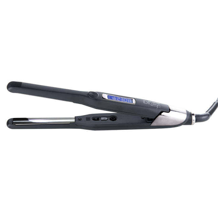 Fer à lisser platinum volume flat iron id - noir et plaque miroir coloris argenté - 48w