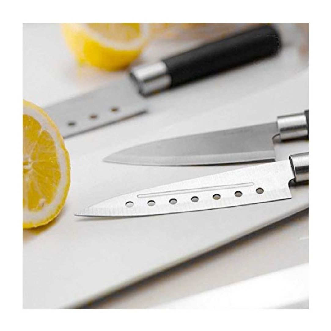 Cecotec Set de 4 couteaux japonais professionnels Santoku. Usage domestique avec