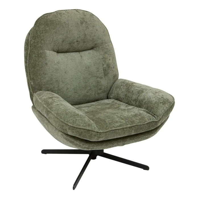 Fauteuil Stelan vert kaki