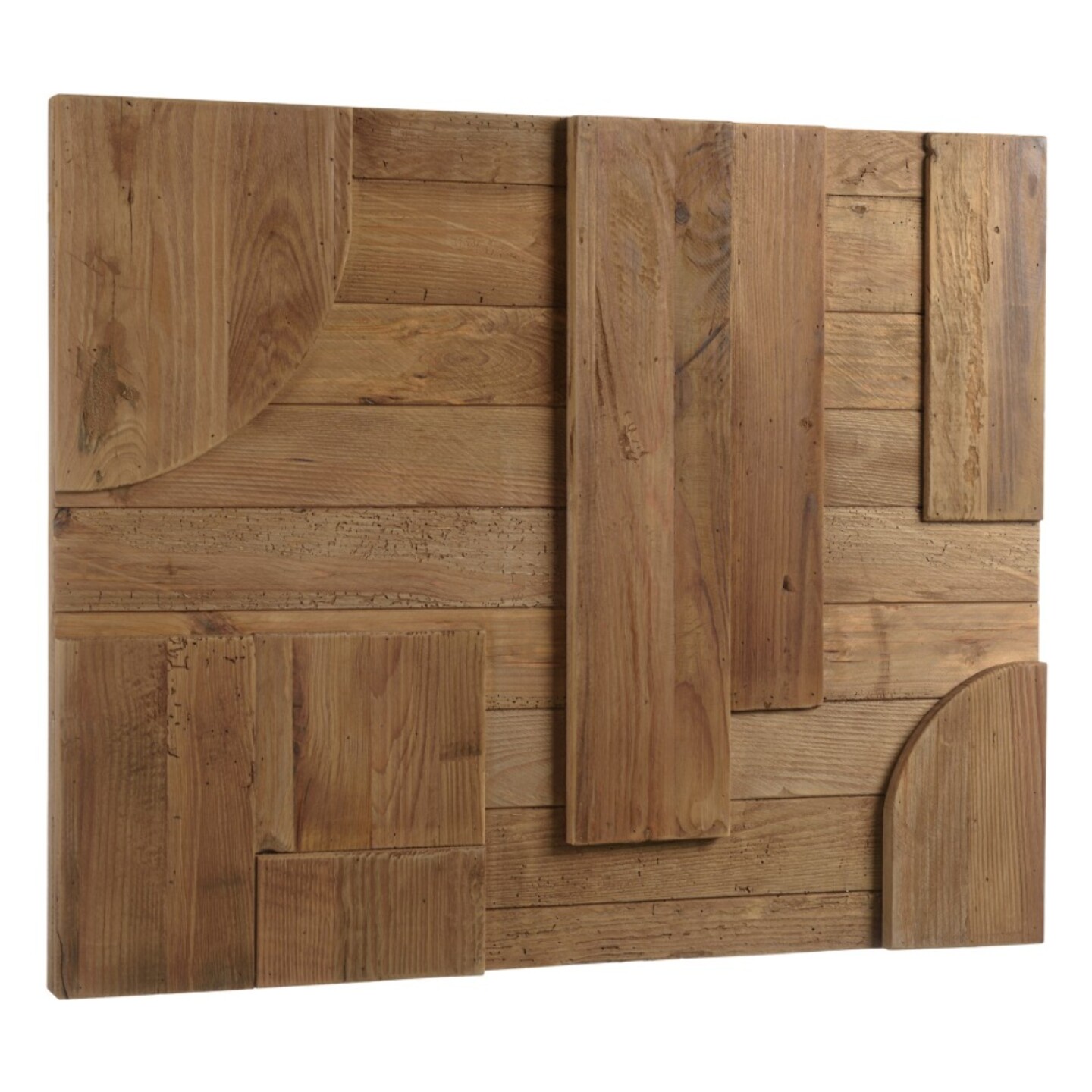 SANDY - Décoration murale B - 98x80cm formes géométriques Pin recyclé