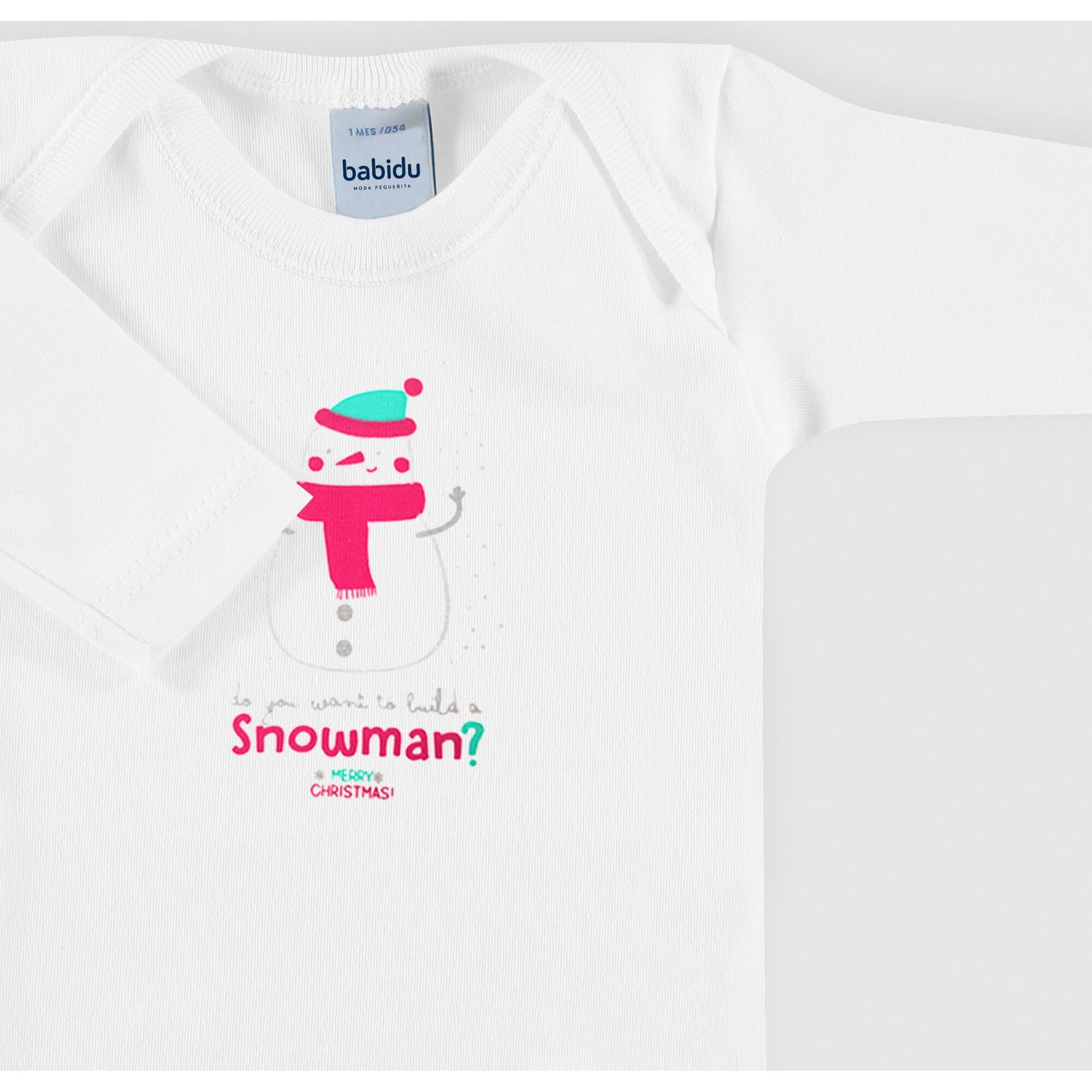 Body bebé navidad cuello americano