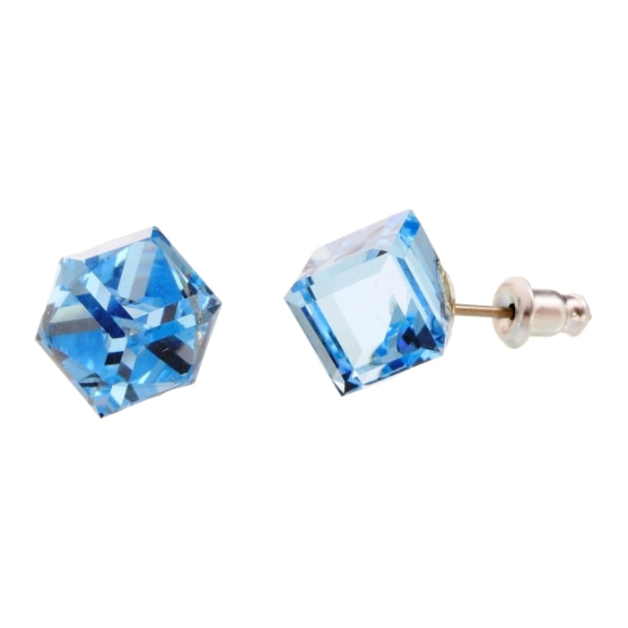 Pendientes Cubik adornado con cristales de Swarovski