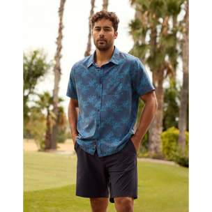 Camisa Manga Corta Azul - Furing