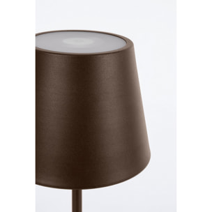 Lampada ETNA a LED marrone