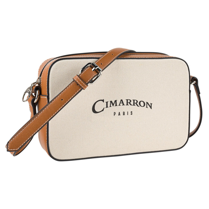 Bolso Bandolera Mujer Sint/Pu Cimarron Maddie Beige