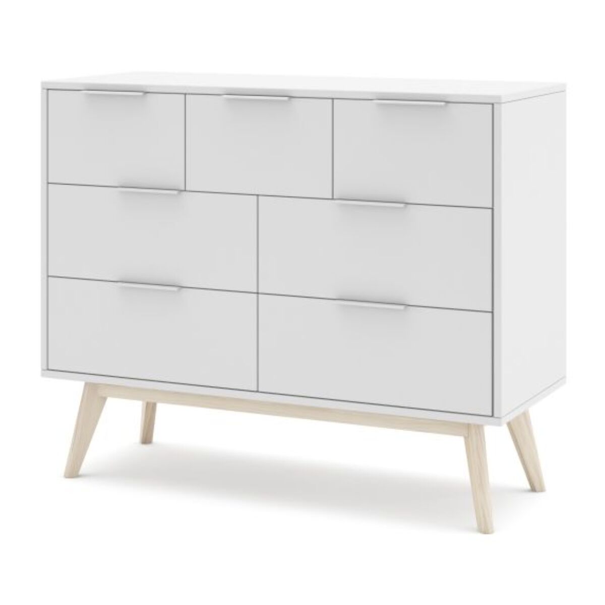 Cómoda Numa Blanco - Oak Soft