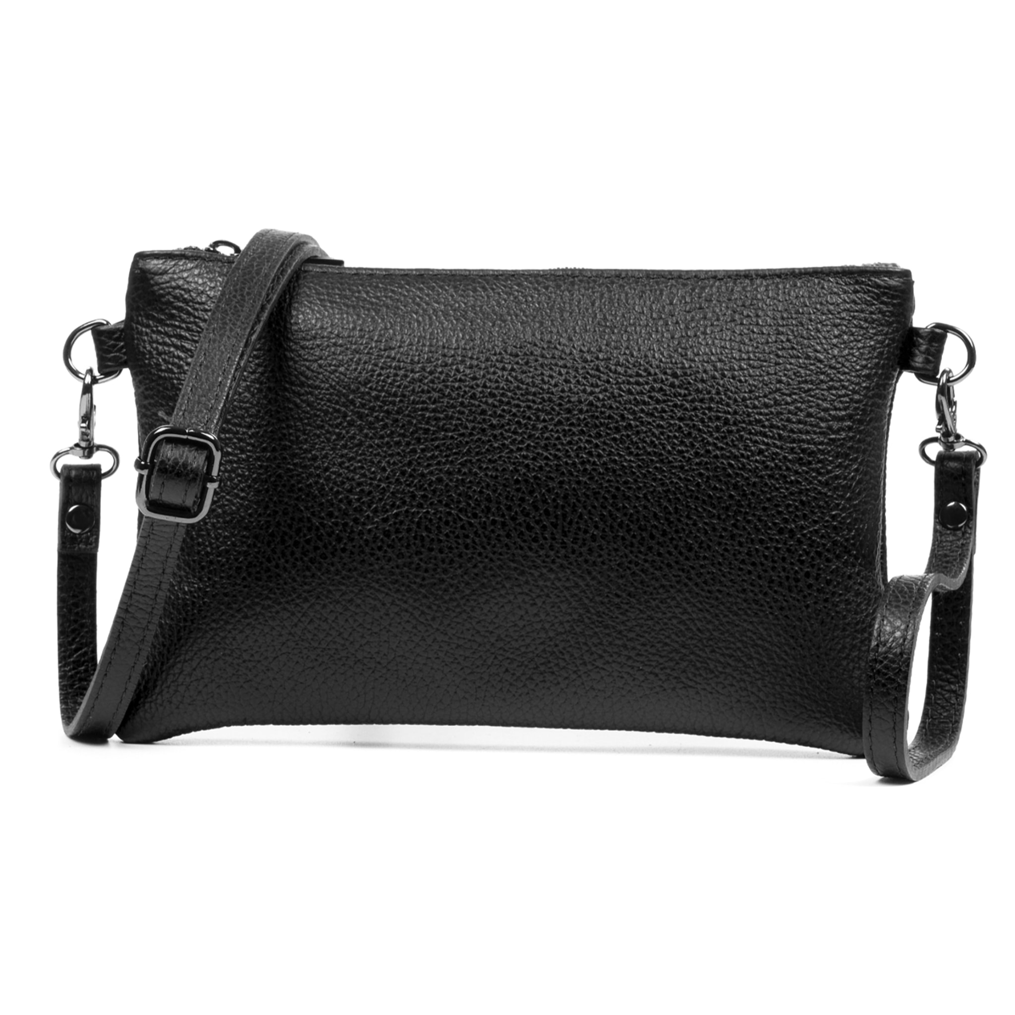 Albenga Borsa a tracolla da donna in vera pelle finitura dollaro