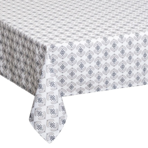 Nappe anti-tache "Hindi" - gris - 140x240 cm