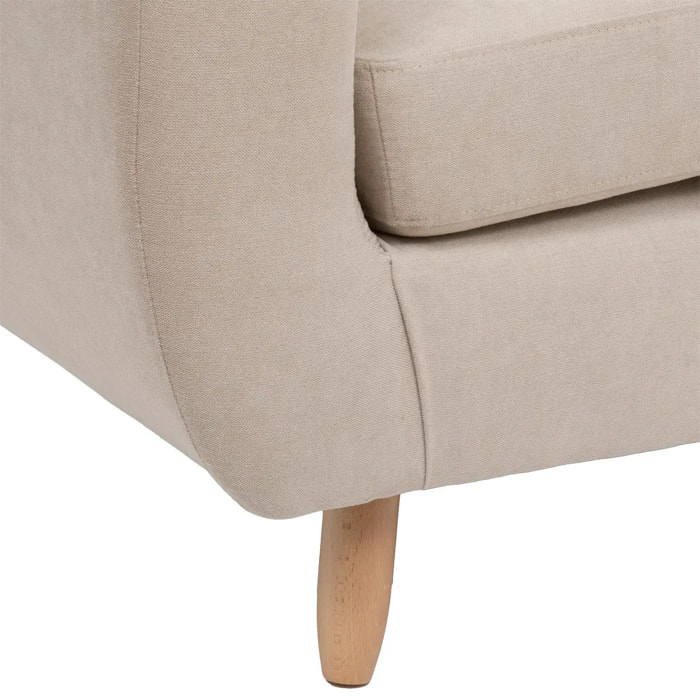 Canapé "Retro" 2 places beige