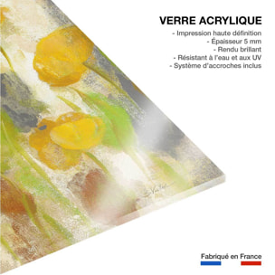 Tableau boutons d'or Tableau plexiglas