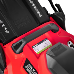 Cortacésped batería litio 40V (2 baterías de 20V) corte 430mm, 3100 rpm, 6 alturas - Greencut GLM200L-2