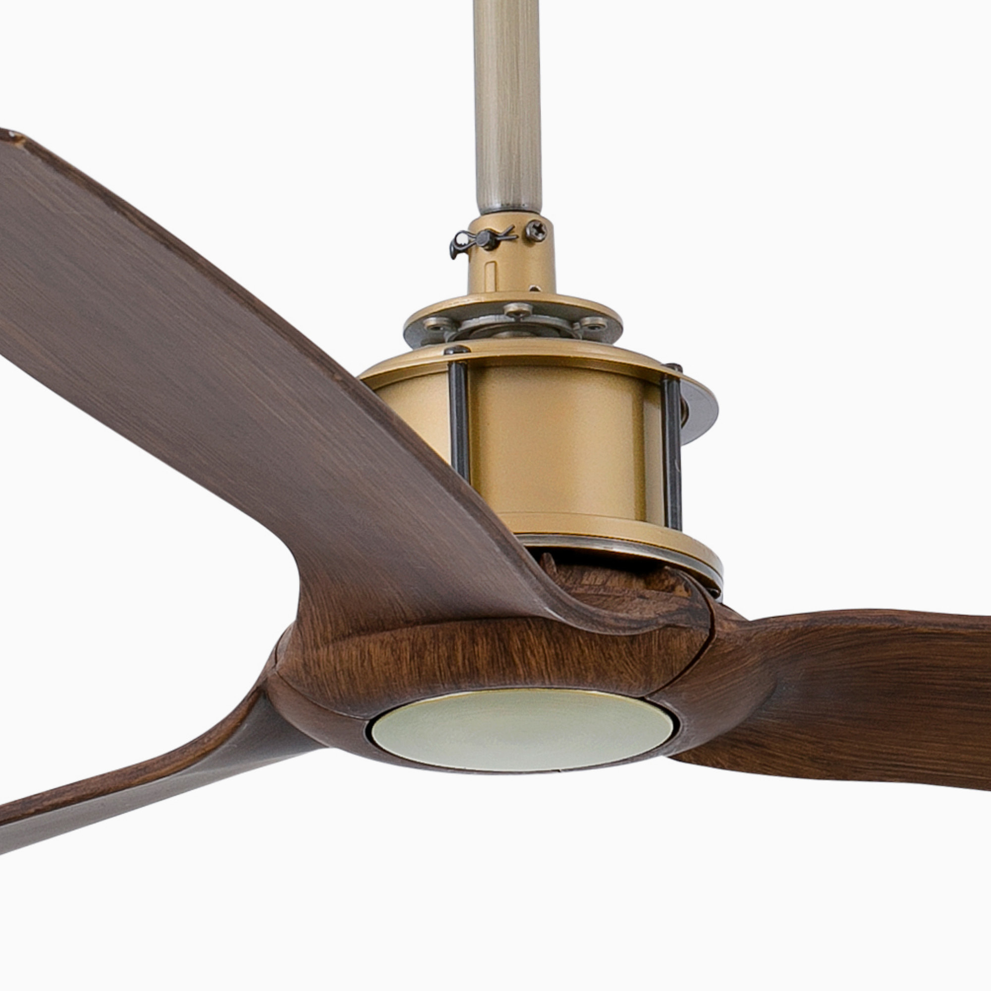 JUST FAN M Ventilador de techo oro viejo/nogal