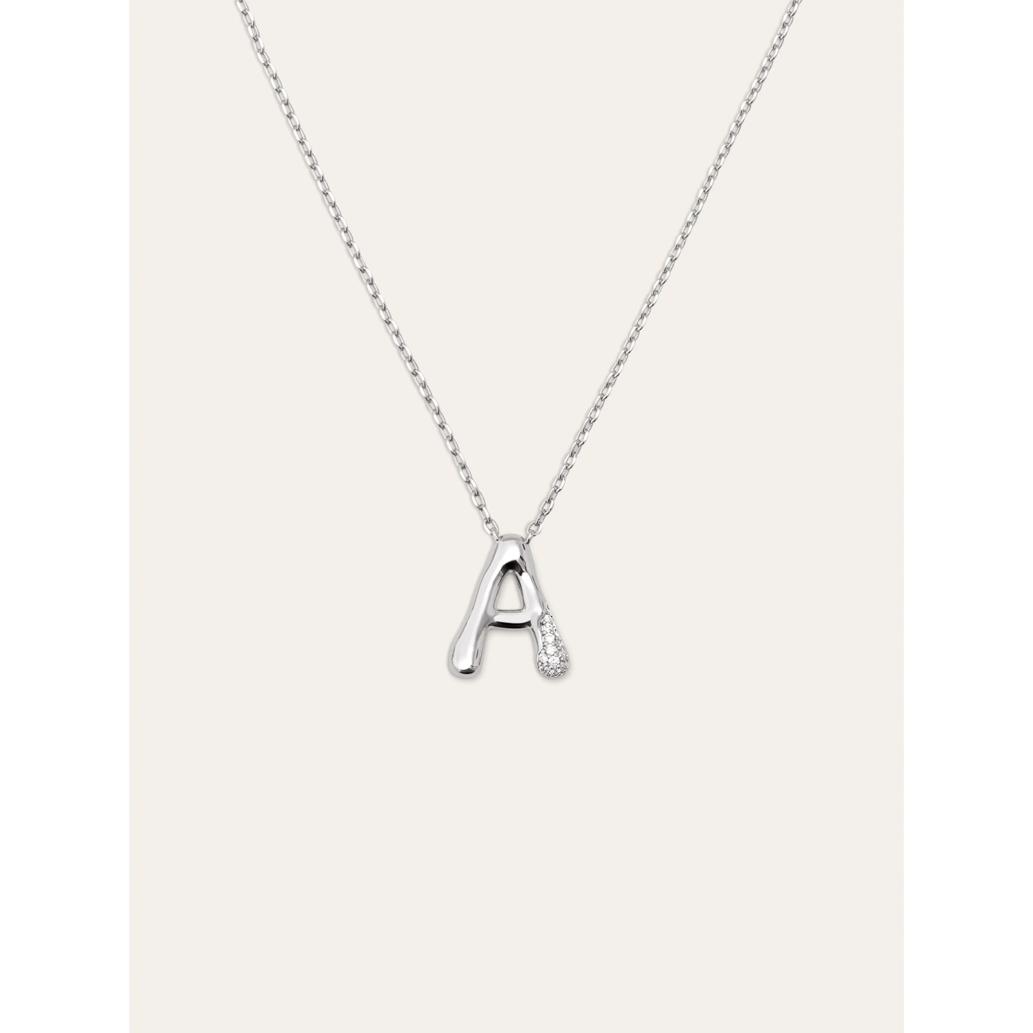 Collar Personalizado Letter Brillante