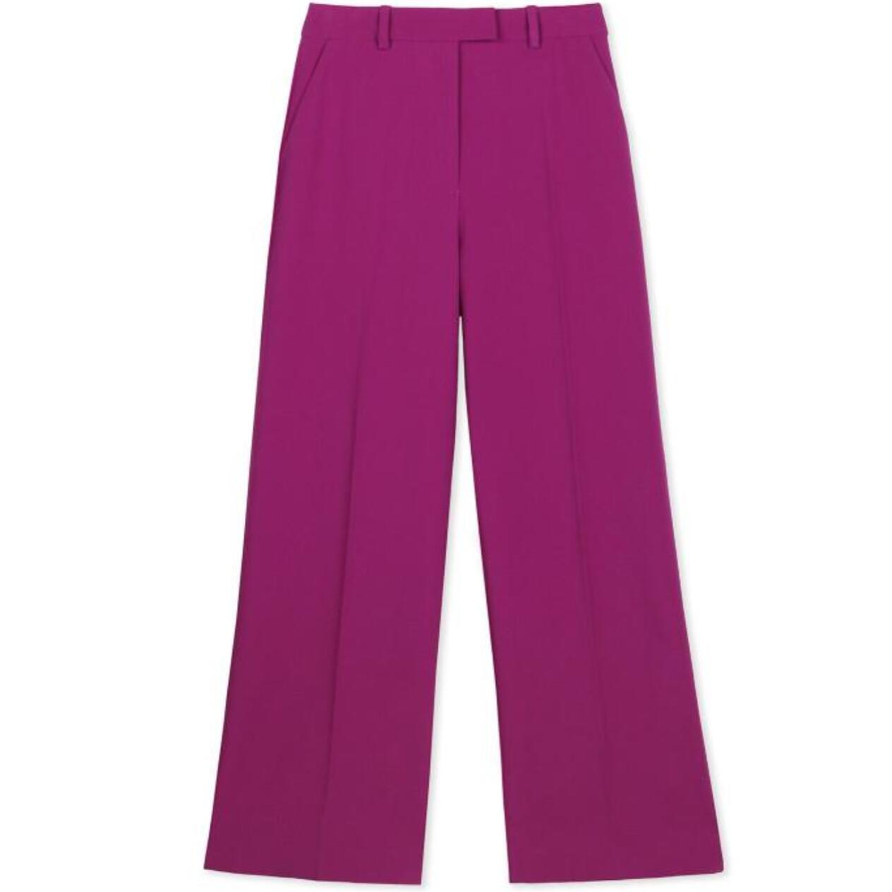 Pantaloni da completo dritti in tessuto confortevole