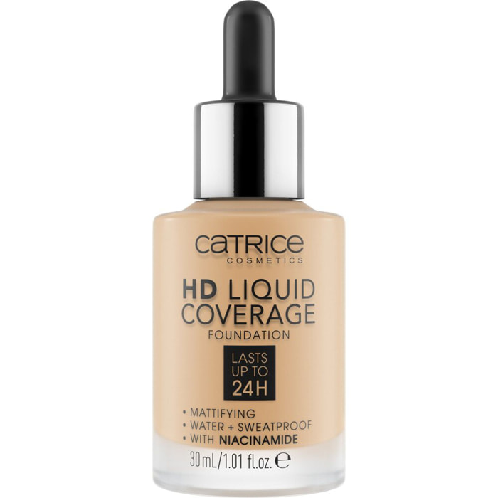 Hd Liquid Coverage Foundation - Fond de Teint Liquide Haute Couvrance 30ml