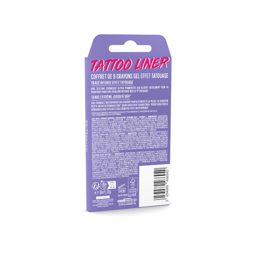 Maybelline New York Tattoo Liner EyeLiner Coffret TL