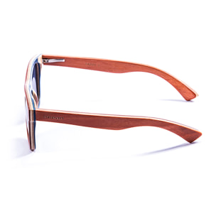 Gafas de sol OCEAN VENICE BEACH - Madera skate naranja / Polarizada revo amarillo