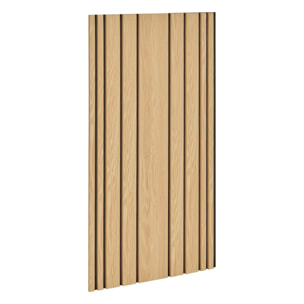 Panneau décoratif mural Colva beige fond noir 120x60cm