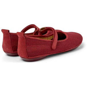 Bailarinas - CAMPER Right Nina - Burdeos - Piel lisa / Tejido técnico