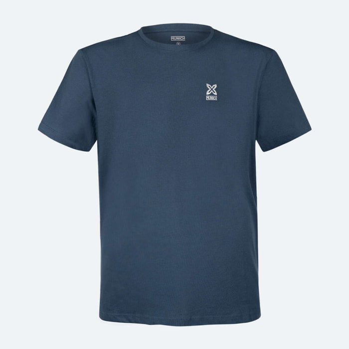 Camiseta MUNICH basica de algodón azul