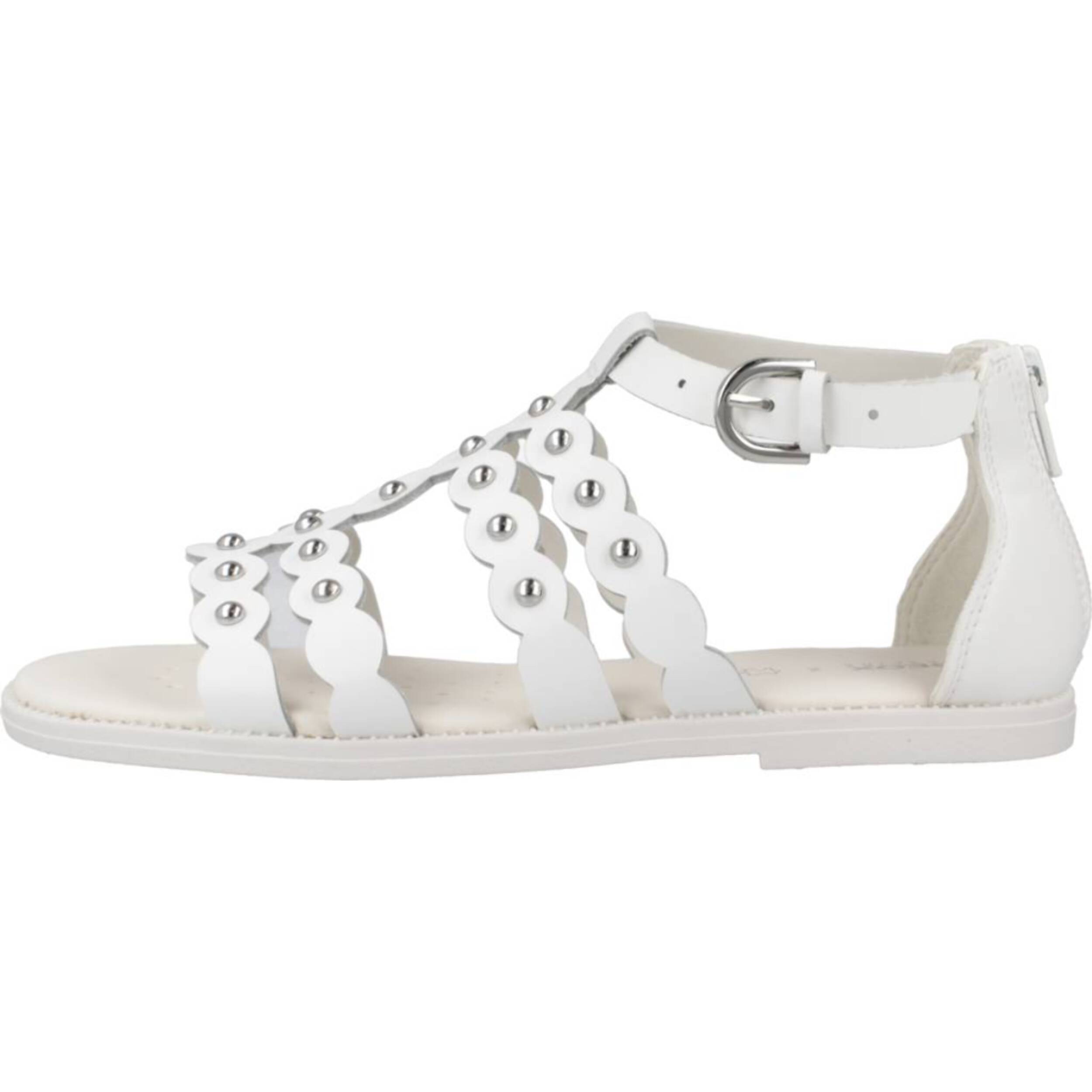 Sandalias Niña de la marca GEOX  modelo J SANDAL KARLY GIRL BLANCO