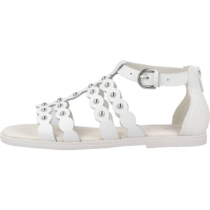 Sandalias Niña de la marca GEOX  modelo J SANDAL KARLY GIRL BLANCO