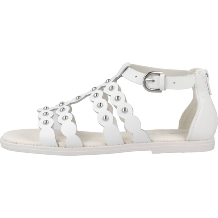 Sandalias Niña de la marca GEOX  modelo J SANDAL KARLY GIRL BLANCO