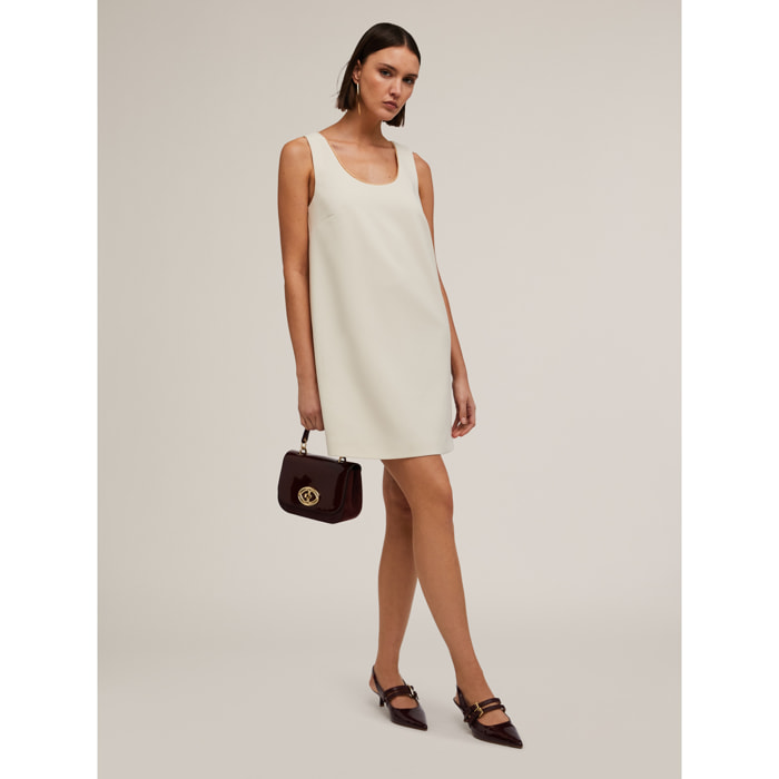 Motivi - Vestito a tubino con dettaglio metal chain - Beige
