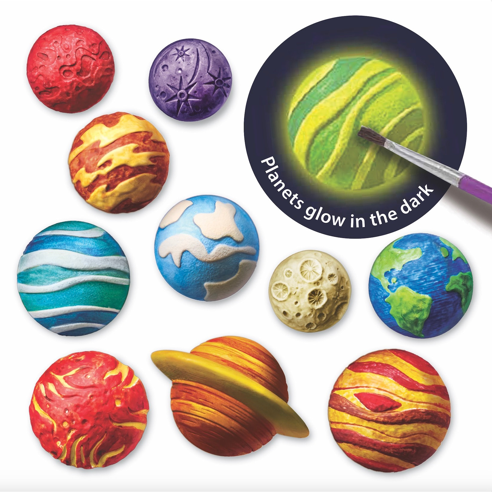 Modella & Dipingi - Sistema Solare Luminescente
