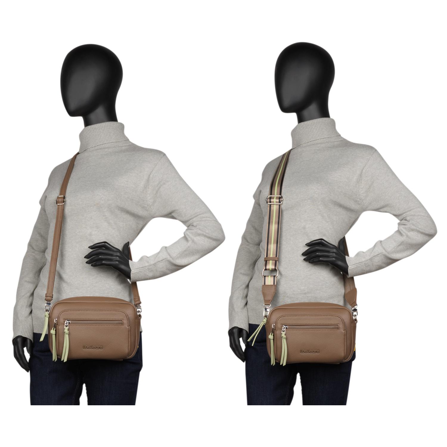 Bolso Bandolera Mujer Sint/Pu Lois Crandell Taupe