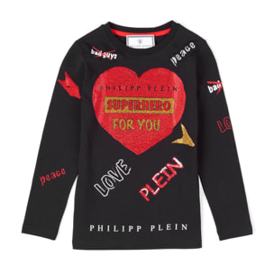 PHILIPP PLEIN t-shirt long sleeves "for you"
