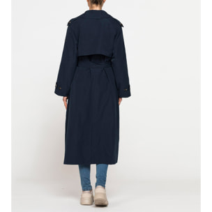 TRENCH LUNGO CON CINTURA