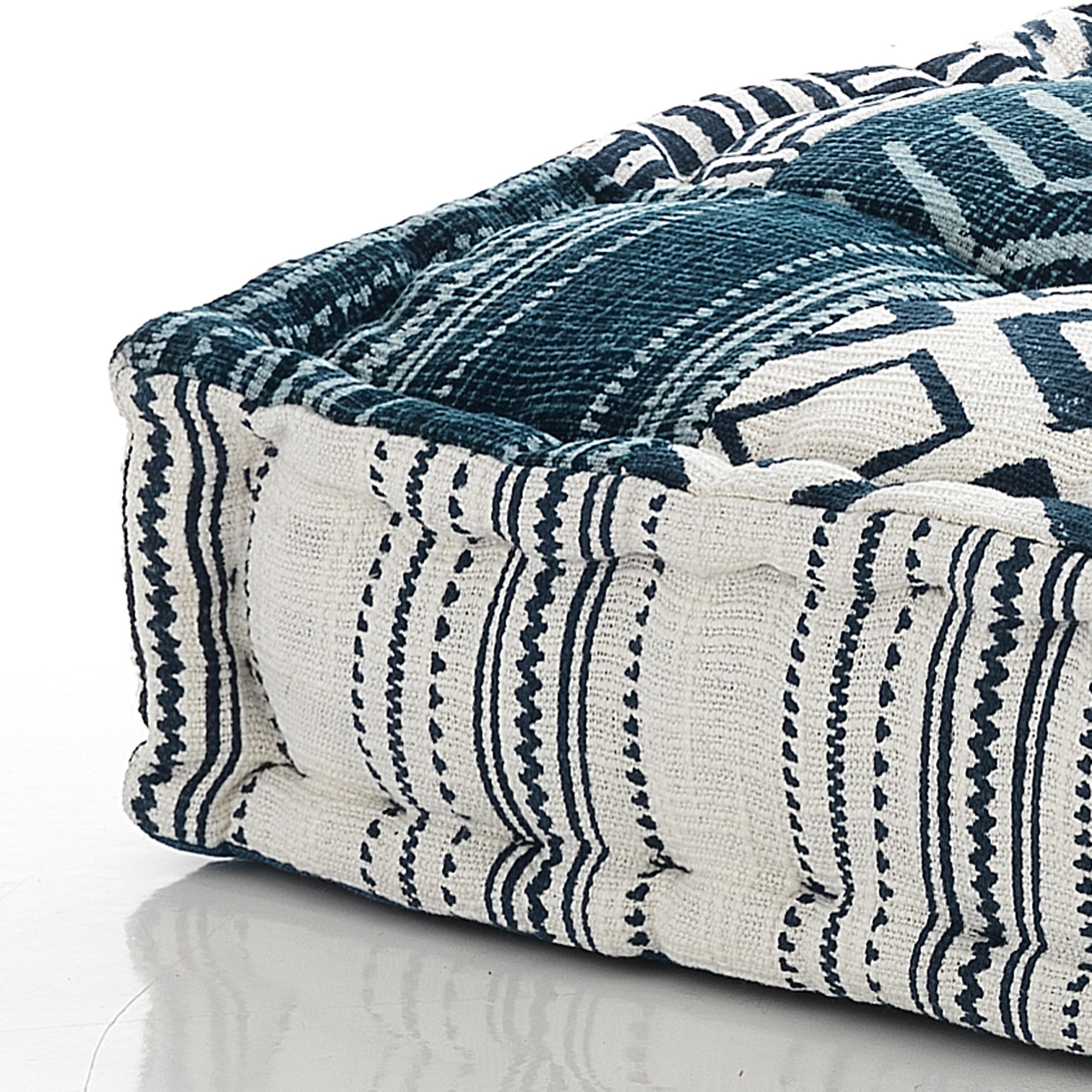 Tomasucci Coussin petit YARA BLANC BLEU