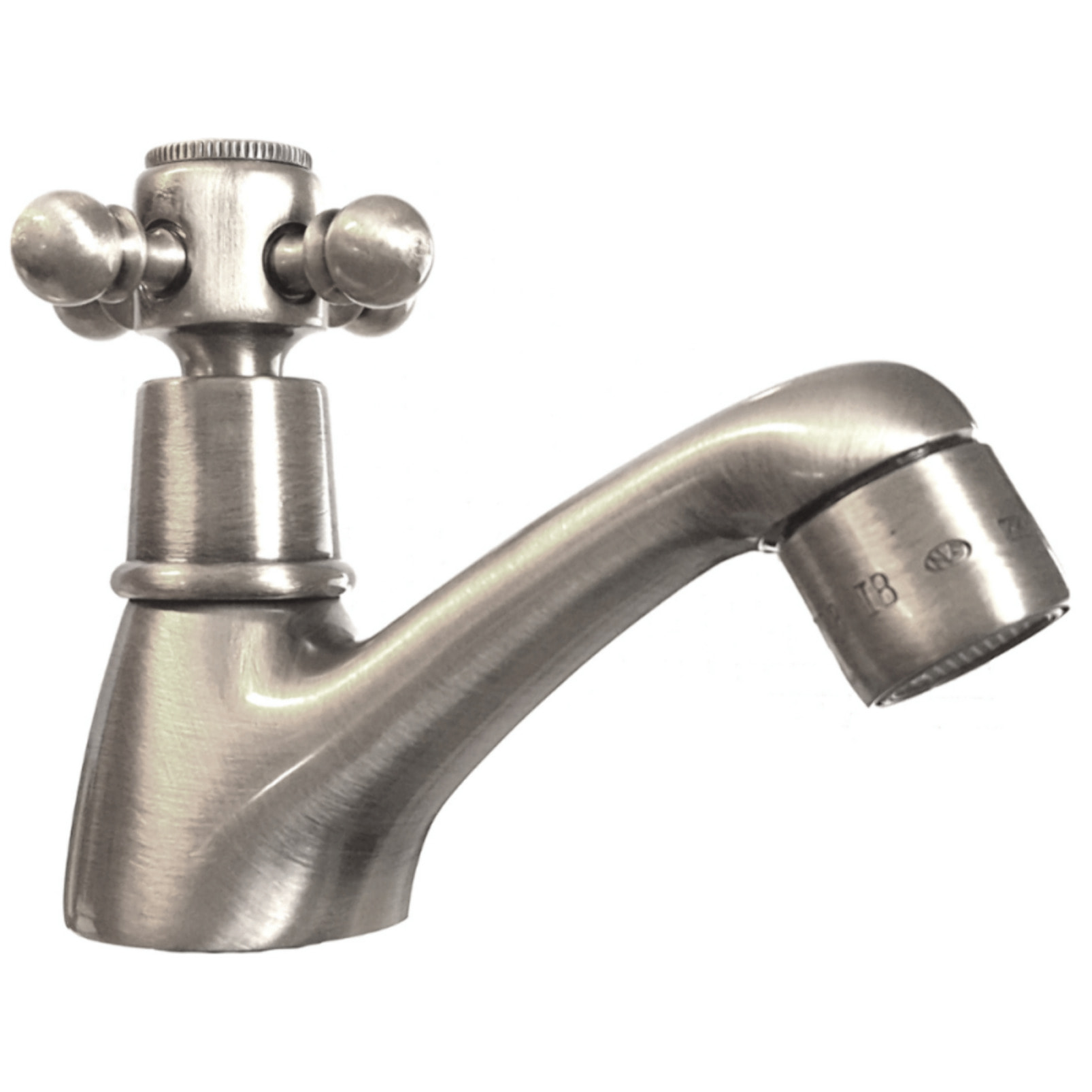 Robinet simple eau chaude PAINI Tiffany Gris Acier