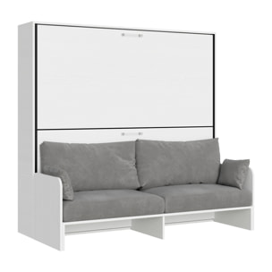 Litera abatible horizontal Kando Sofà Fresno Blanco -ALESSIA 20