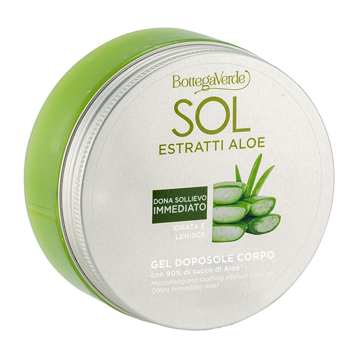 SOL estratti Aloe - Gel aftersun corporal - hidrata y calma - con 90 % de zumo de Aloe* (150 ml) - aporta alivio inmediato