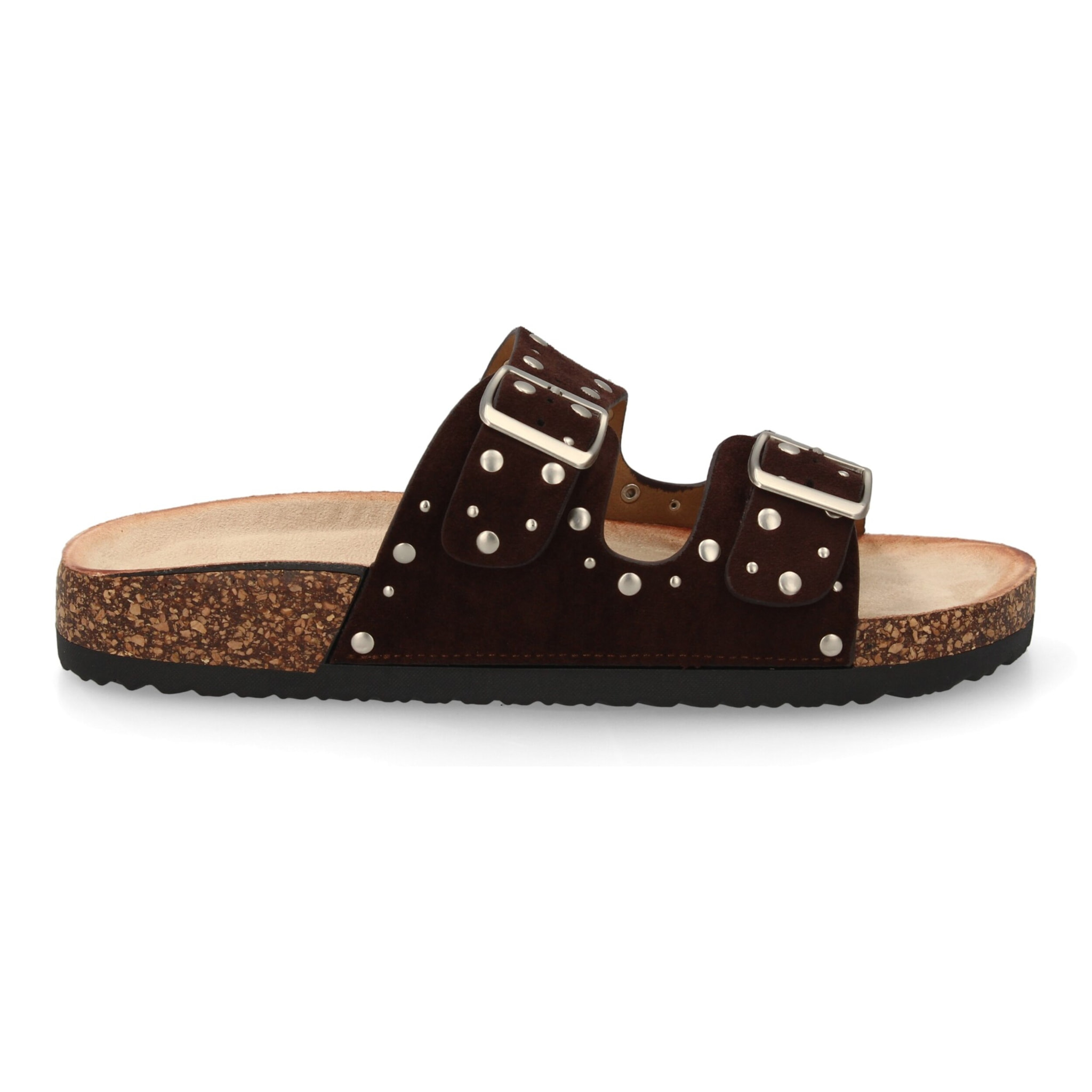Sandalia bio mujer cómoda con tachuelas
