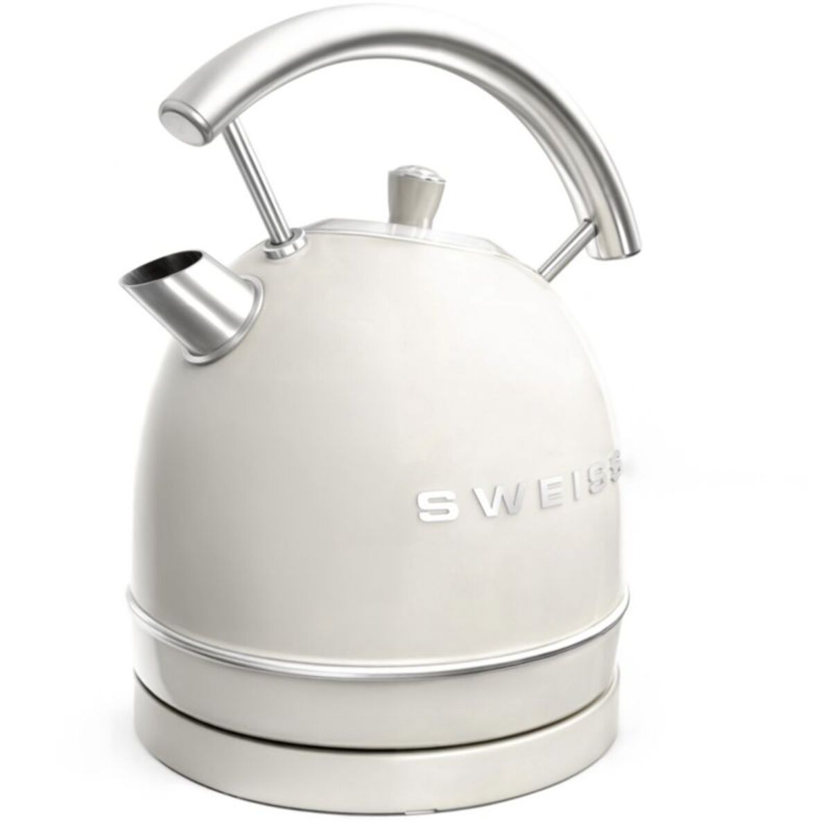 Grille-pain SWEISS + bouilloire vintage crème pack GRVKTL8