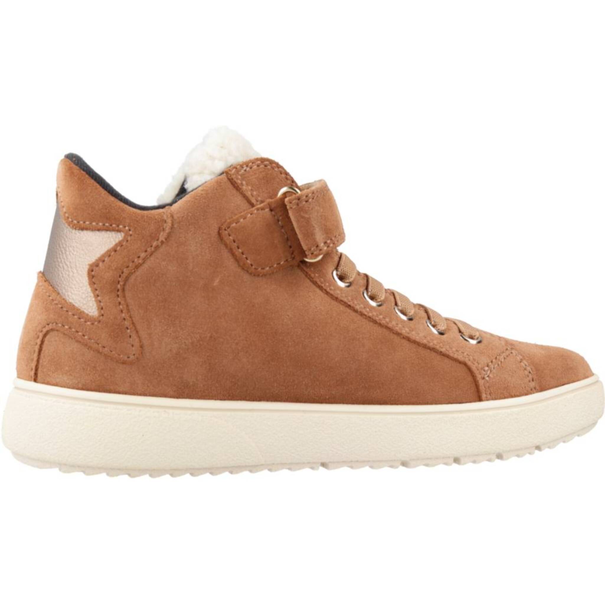 Zapatillas Niña de la marca GEOX  modelo J THELEVEN WPF C MARRON