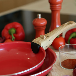 Poignée amovible en bakélite effet bois COLORAMA