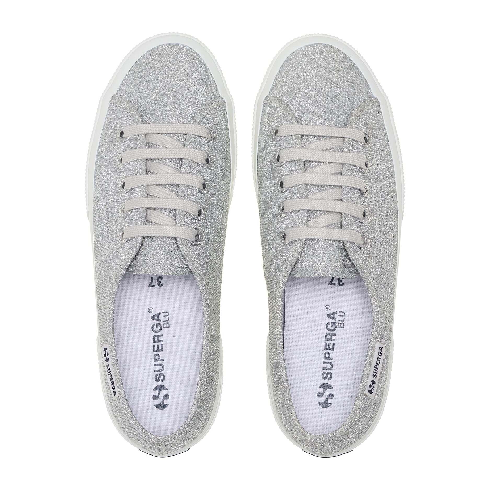Superga - Donna Grigio - 3750 Jersey Lame Leggera