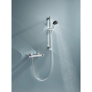 Mitigeur thermostatique de douche Precision Flow avec barre 60cm