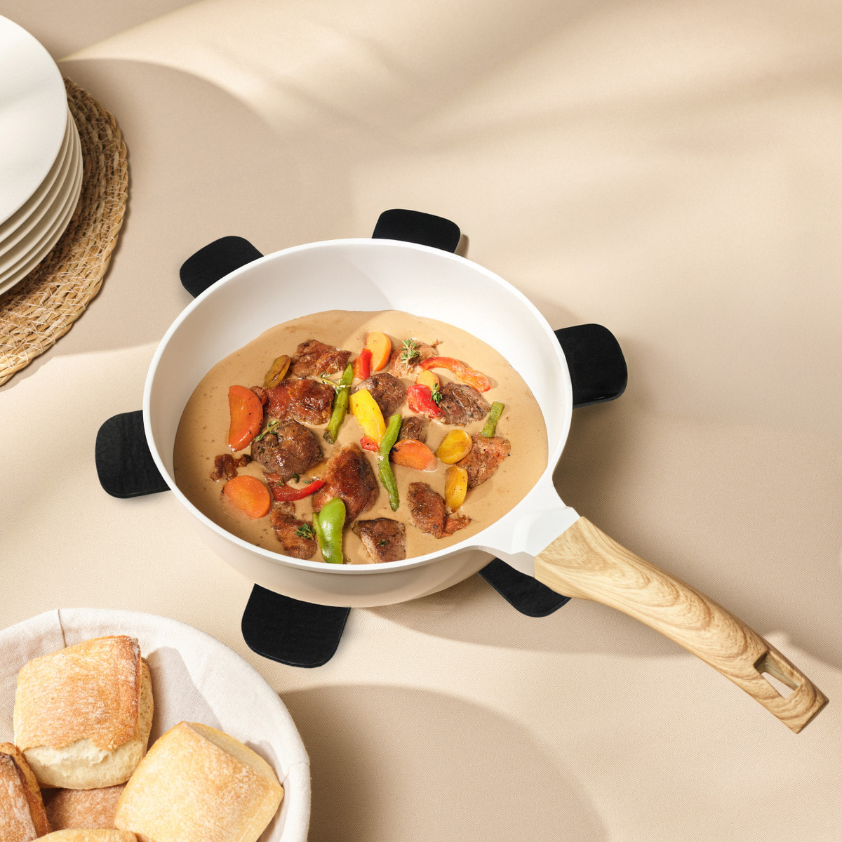 Universel - Set de 3 feutrines 28 cm et 3 feutrines 36 cm