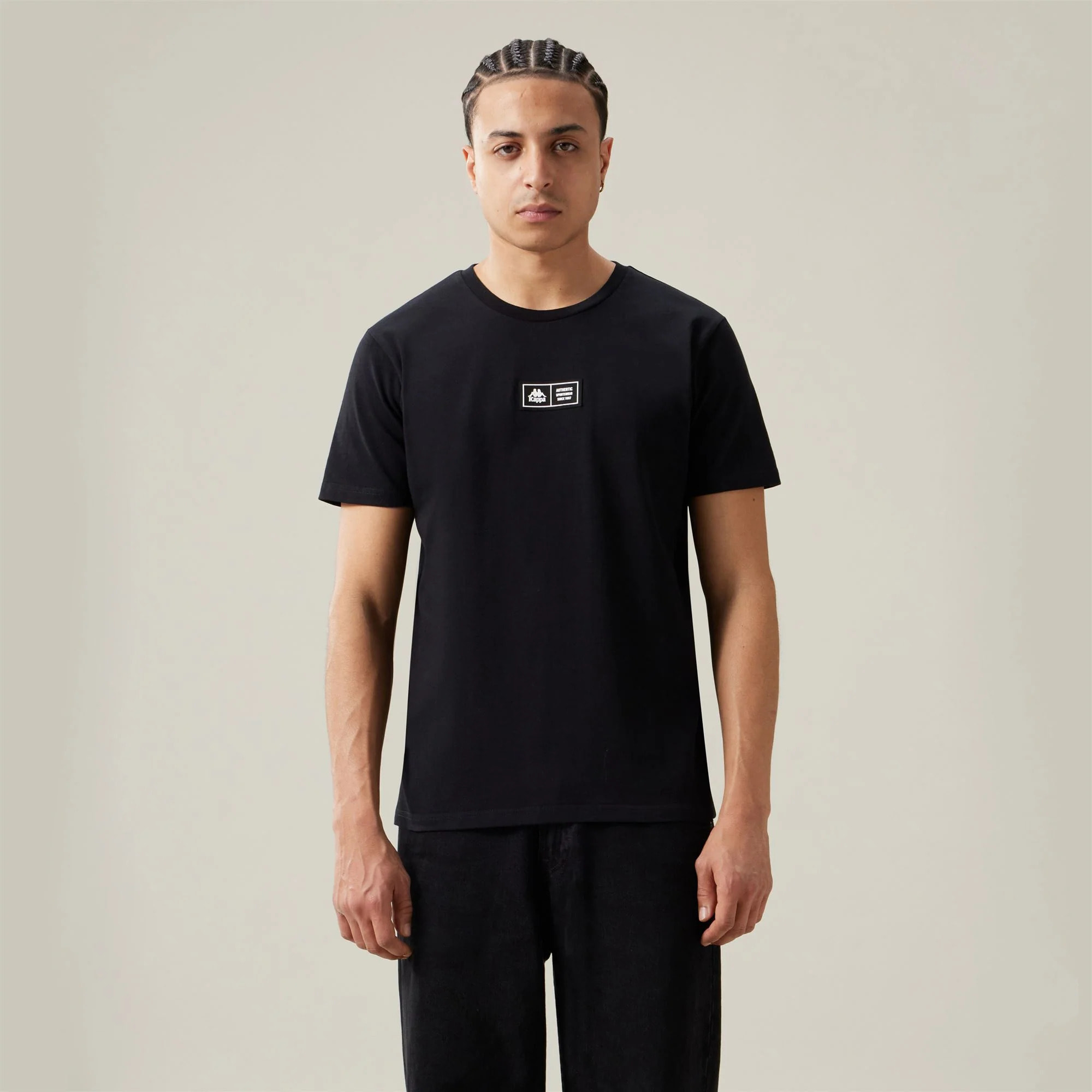 Kappa - T-Shirts & Top Uomo Nero - Authentic Nuria