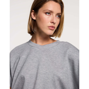 Camiseta Manga Corta Gris Vigoré - Vitulo